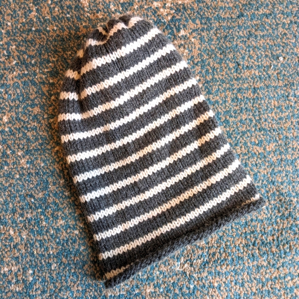 Krochet Kids striped beanie